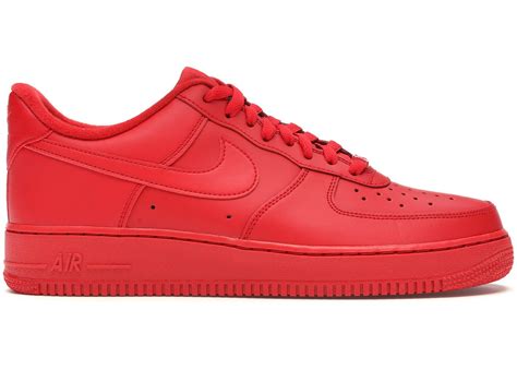 Red Air Force 1 Shoes (3) 